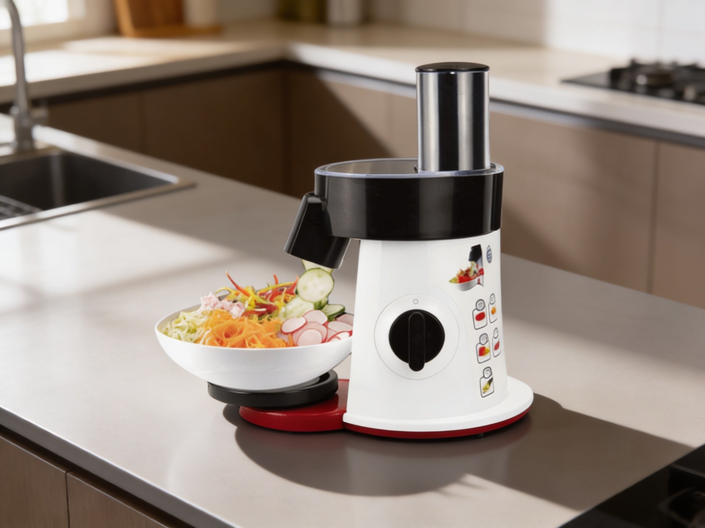 Vegetable Shredder & Slicer for fast, easy kitchen prep
