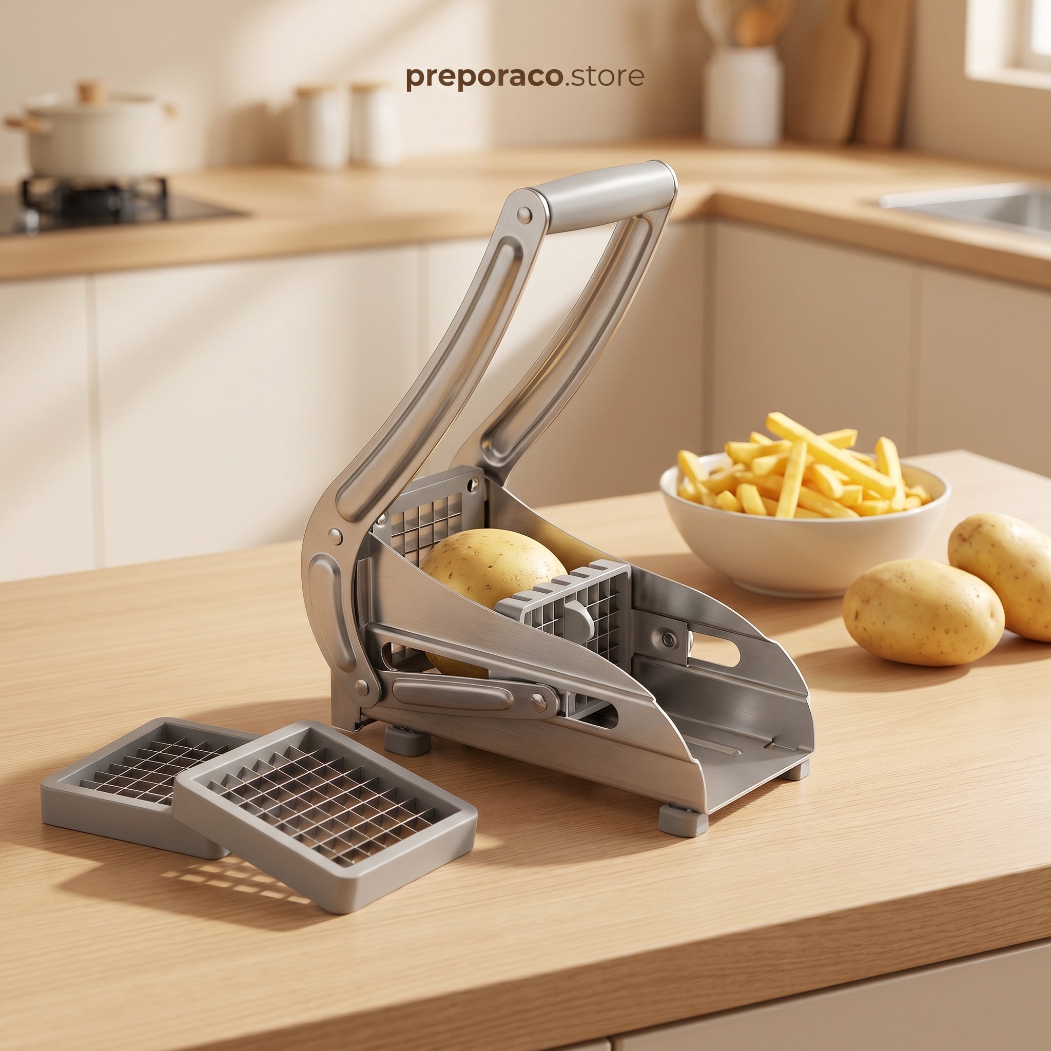 Stainless Steel Potato Cutter Set Tool Pro