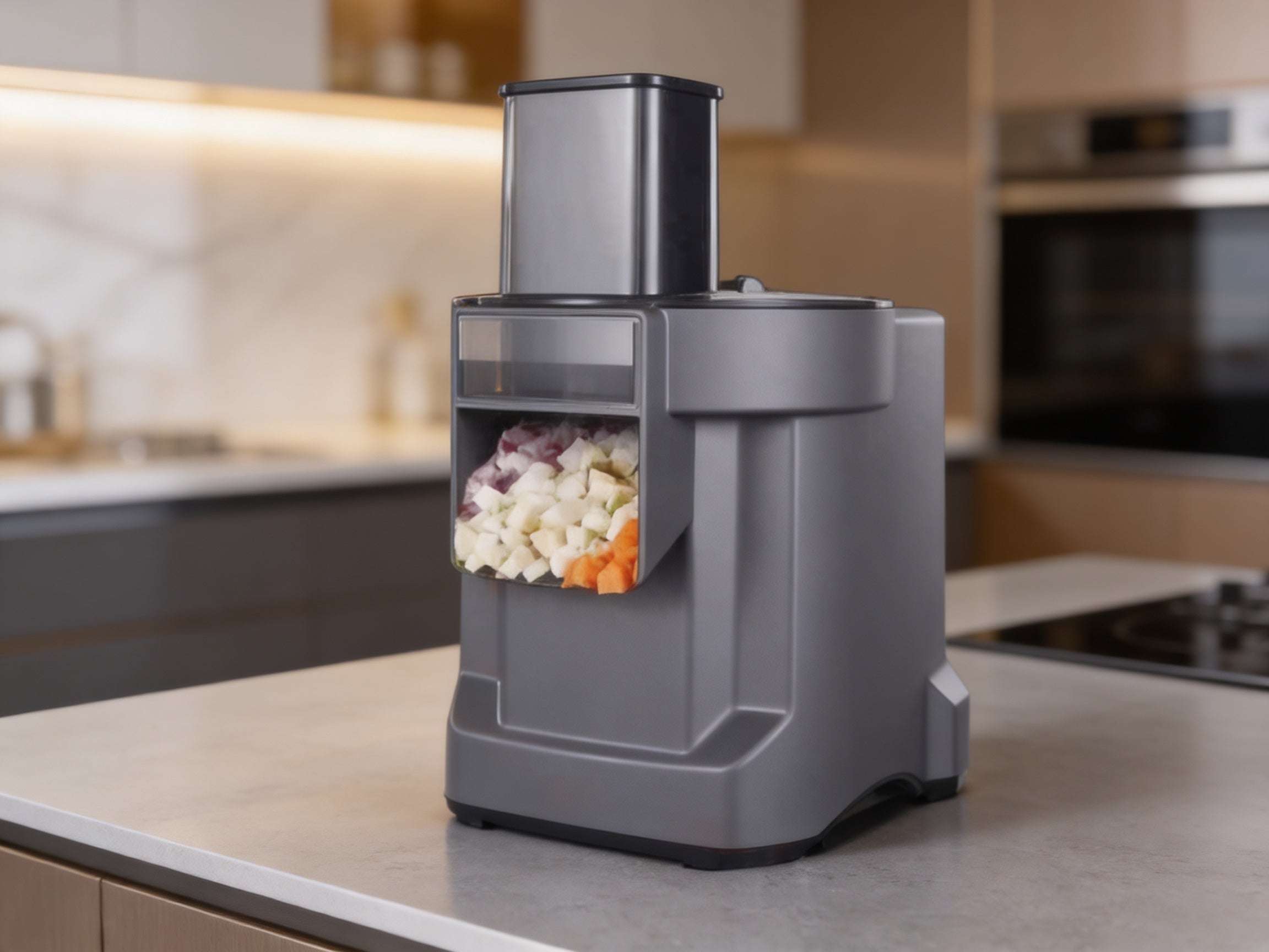 Electric Vegetable Slicer 3-in-1 for easy prep