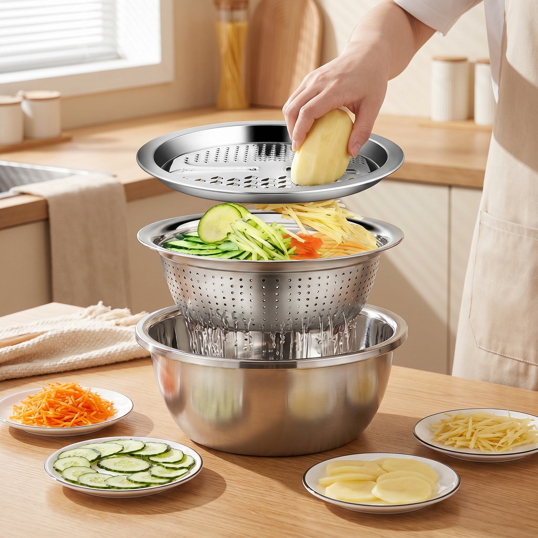 Durable Stainless Steel Bowls for everyday kitchen use