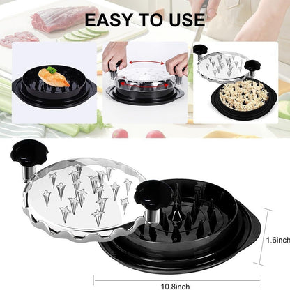Multifunctional household meat slicer and grinder