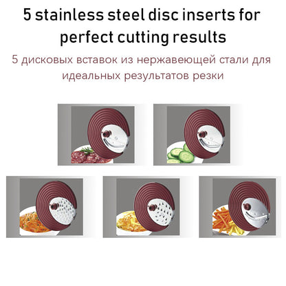 Multifunctional Vegetable Shredder and Slicer