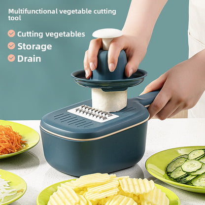 Multi-functional drain basket grater