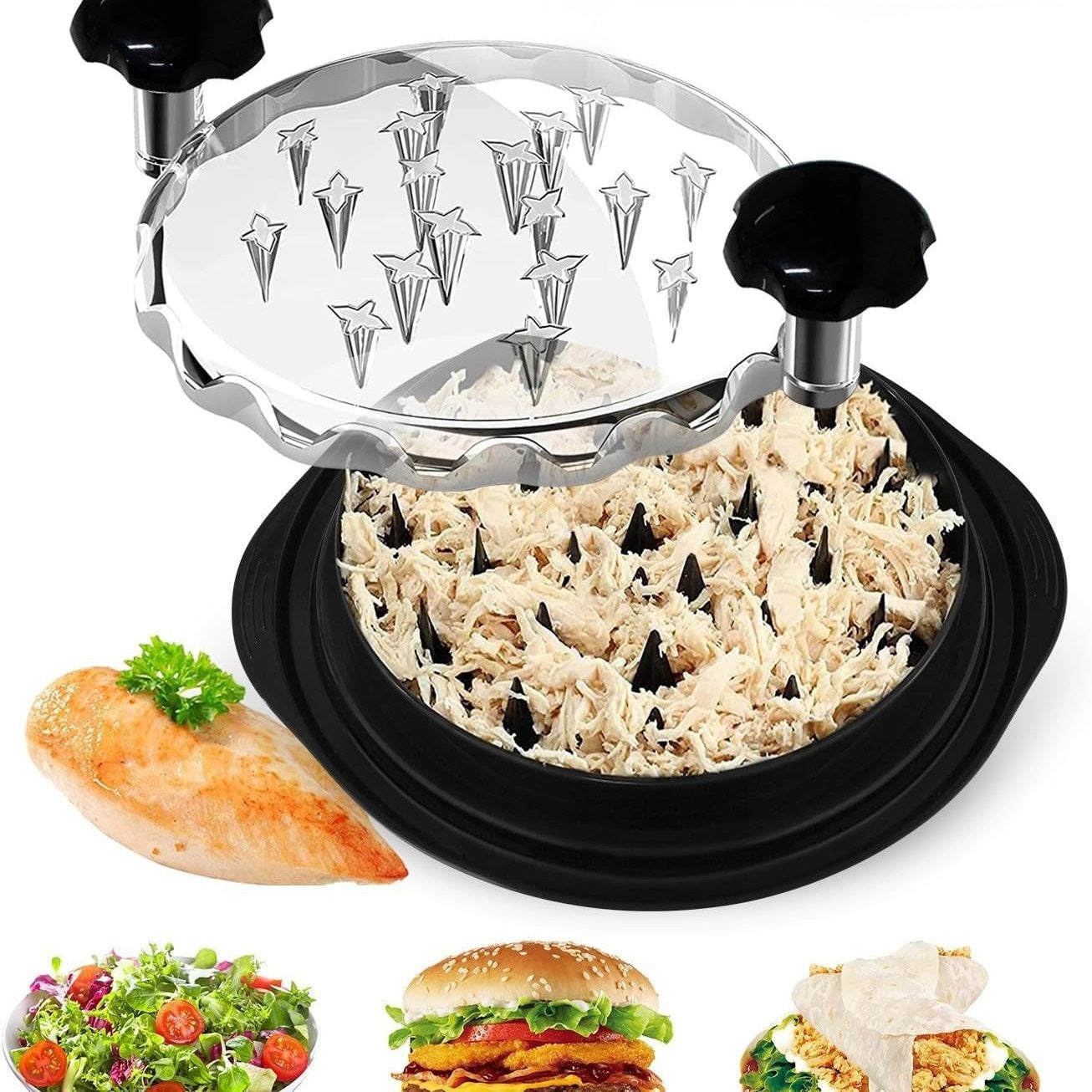 Multifunctional household meat slicer and grinder