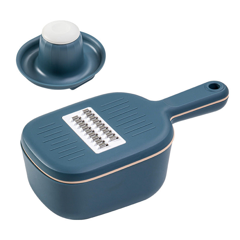 Multi-functional drain basket grater