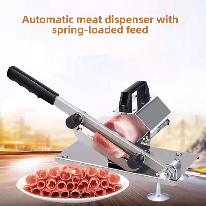 Thickened stainless steel meat slicer