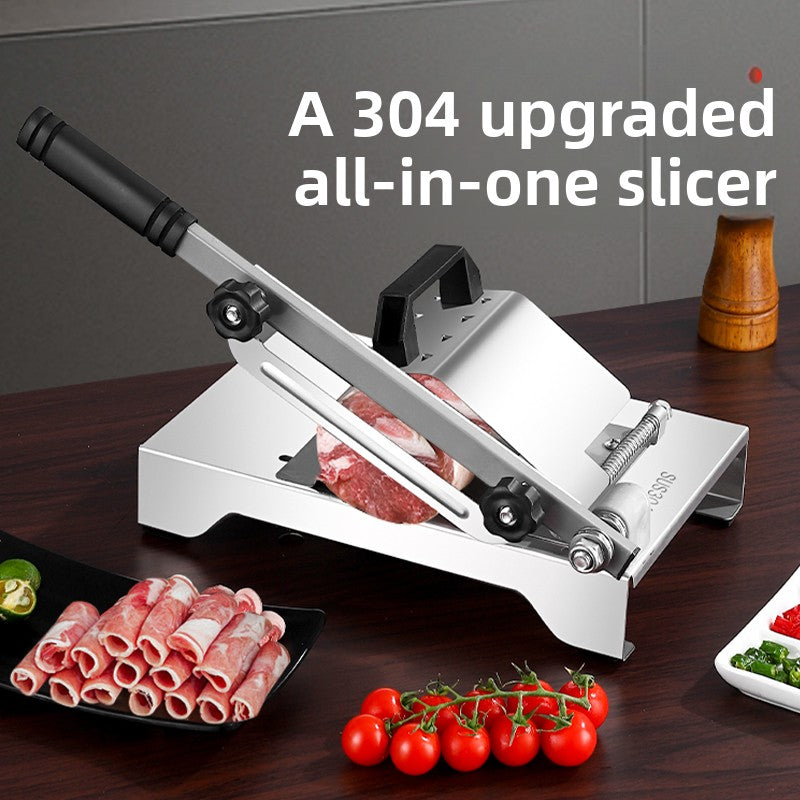 Thickened stainless steel meat slicer