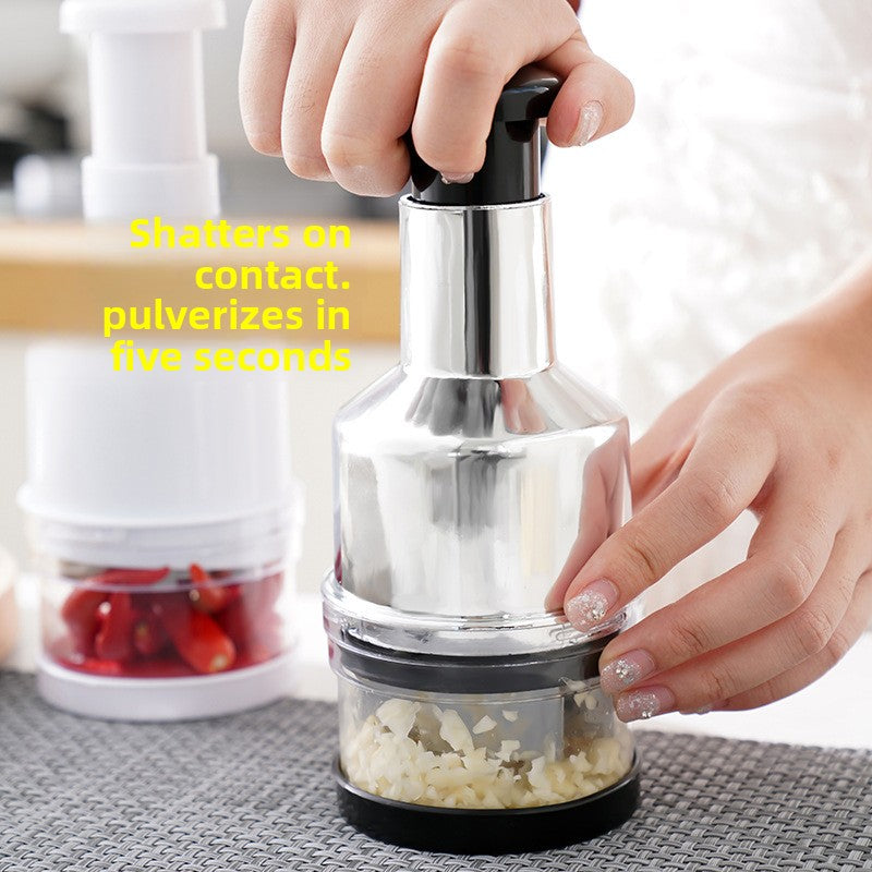 Stainless Steel Manual Garlic Press Kitchen Tool