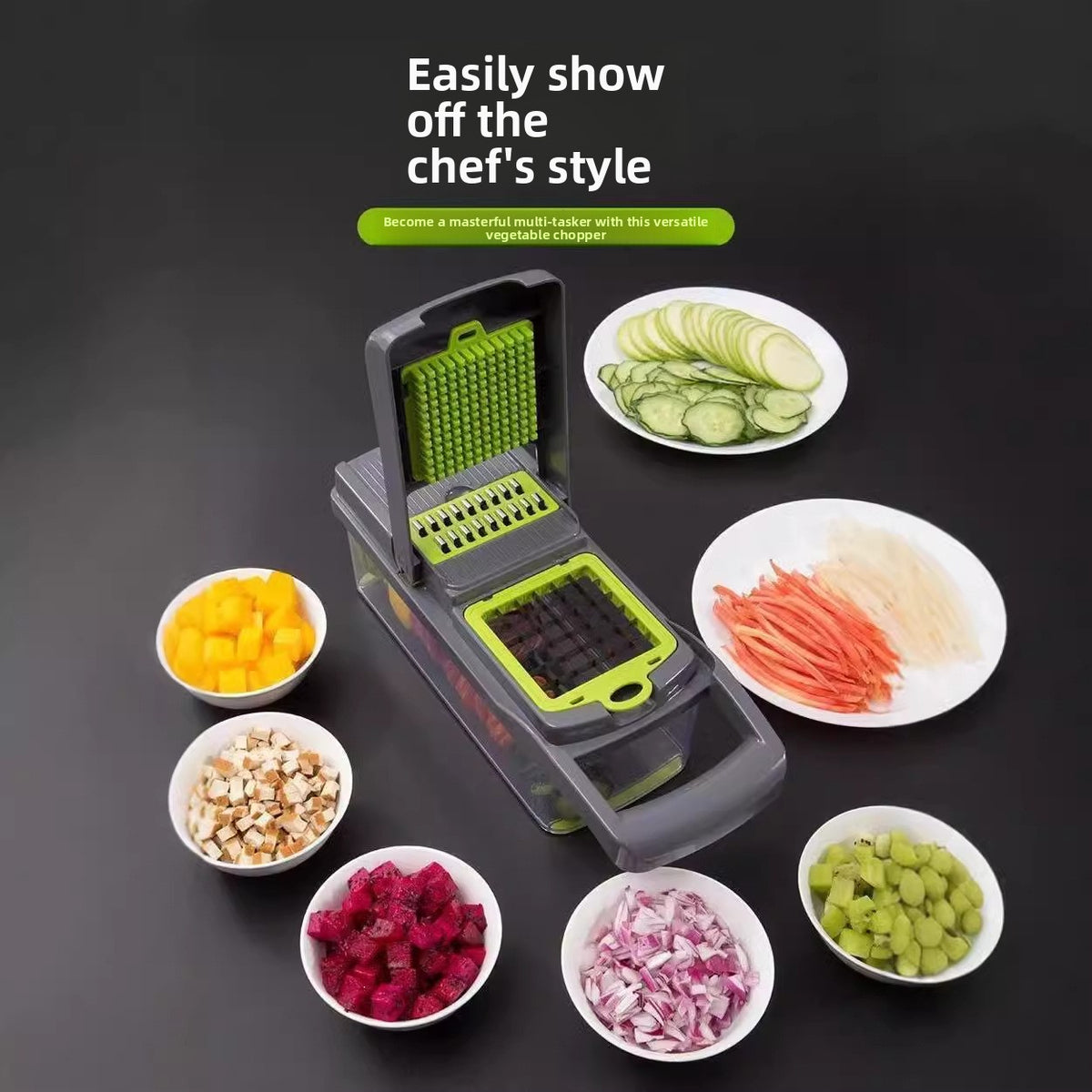 Multifunctional Vegetable Cutter Shredder Slicer Set