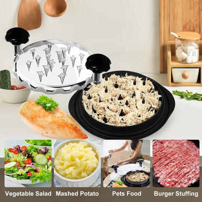 Multifunctional household meat slicer and grinder