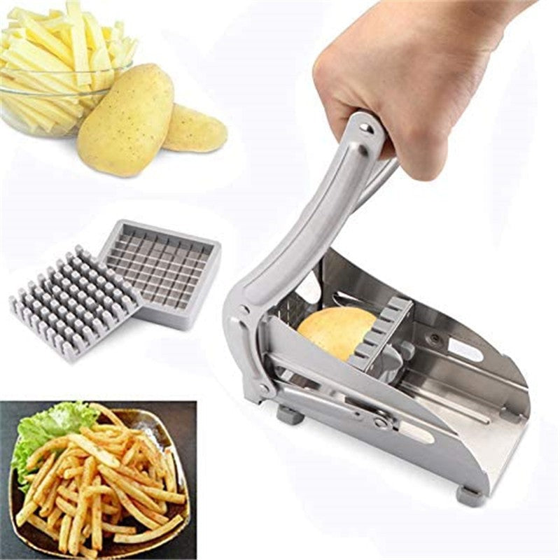Stainless steel multi-functional potato cutter