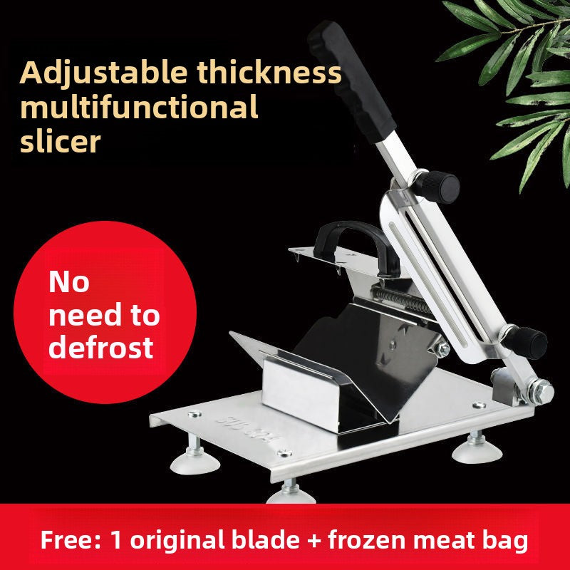 Thickened stainless steel meat slicer