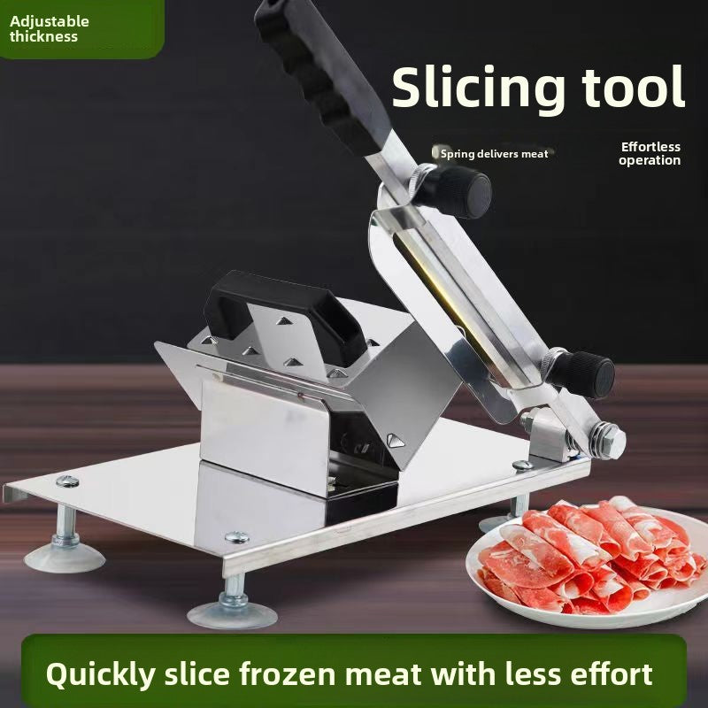Thickened stainless steel meat slicer
