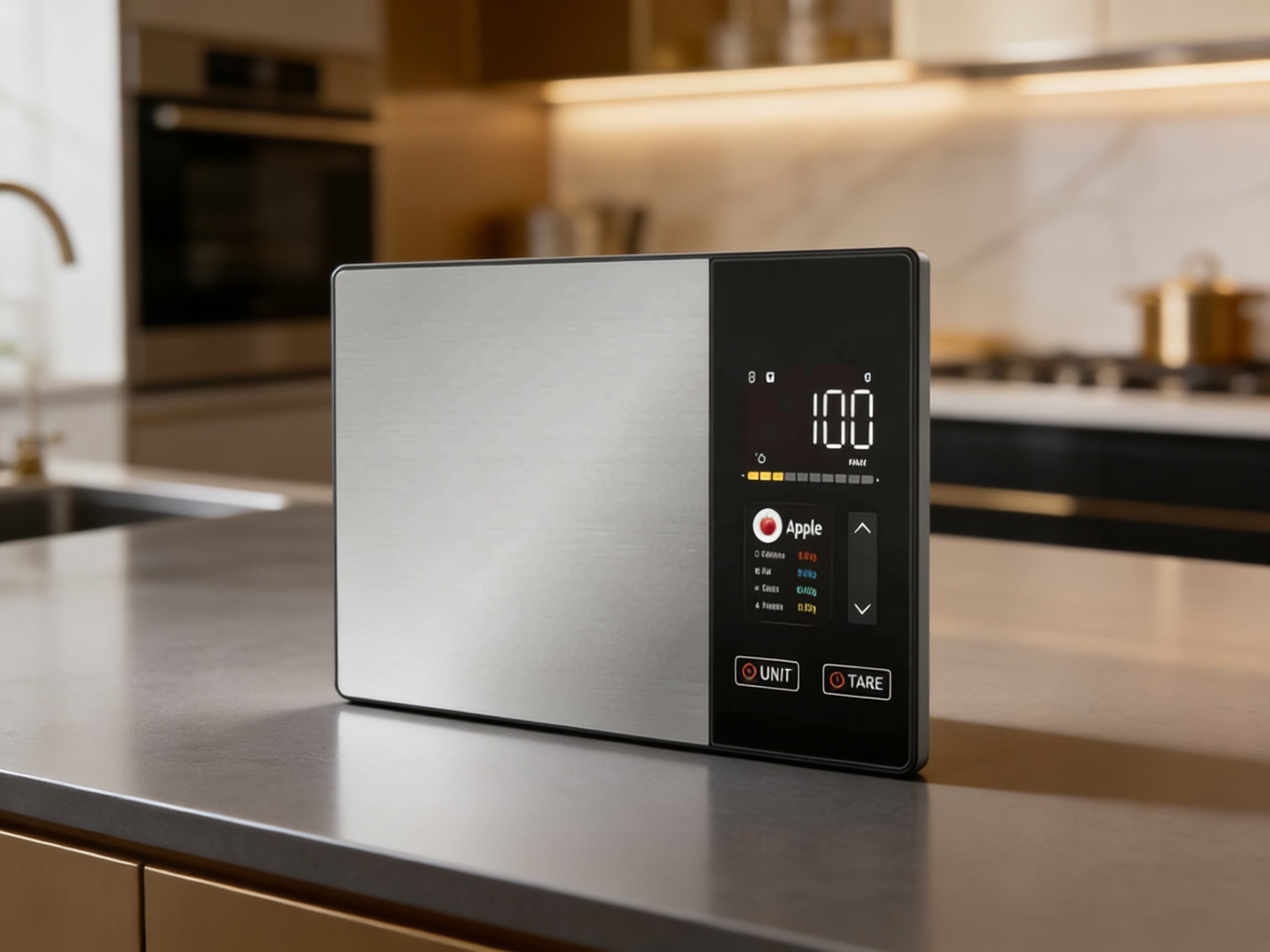 Bluetooth Stainless Steel Kitchen Scale for precise cooking