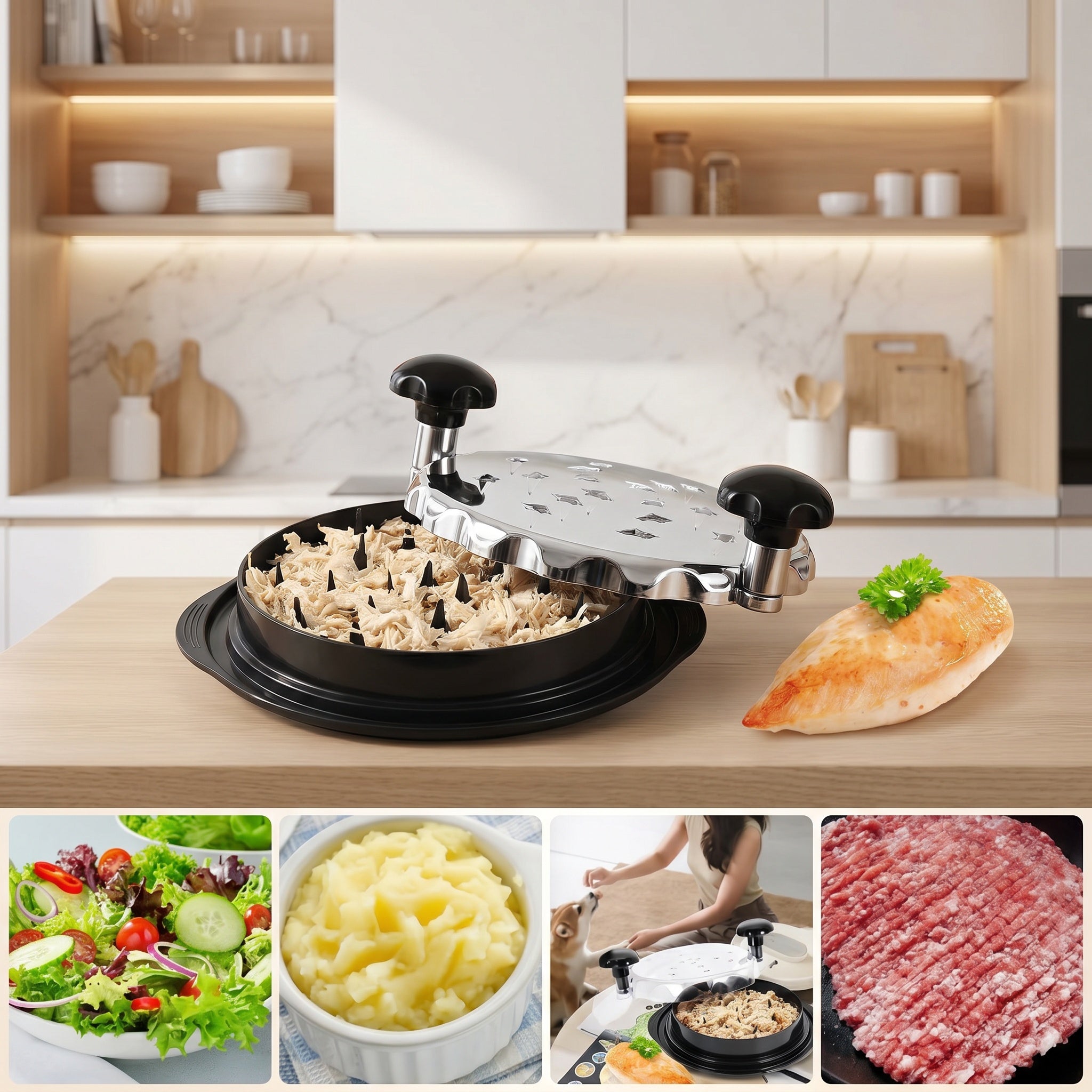 Multifunction Meat Slicer & Grinder