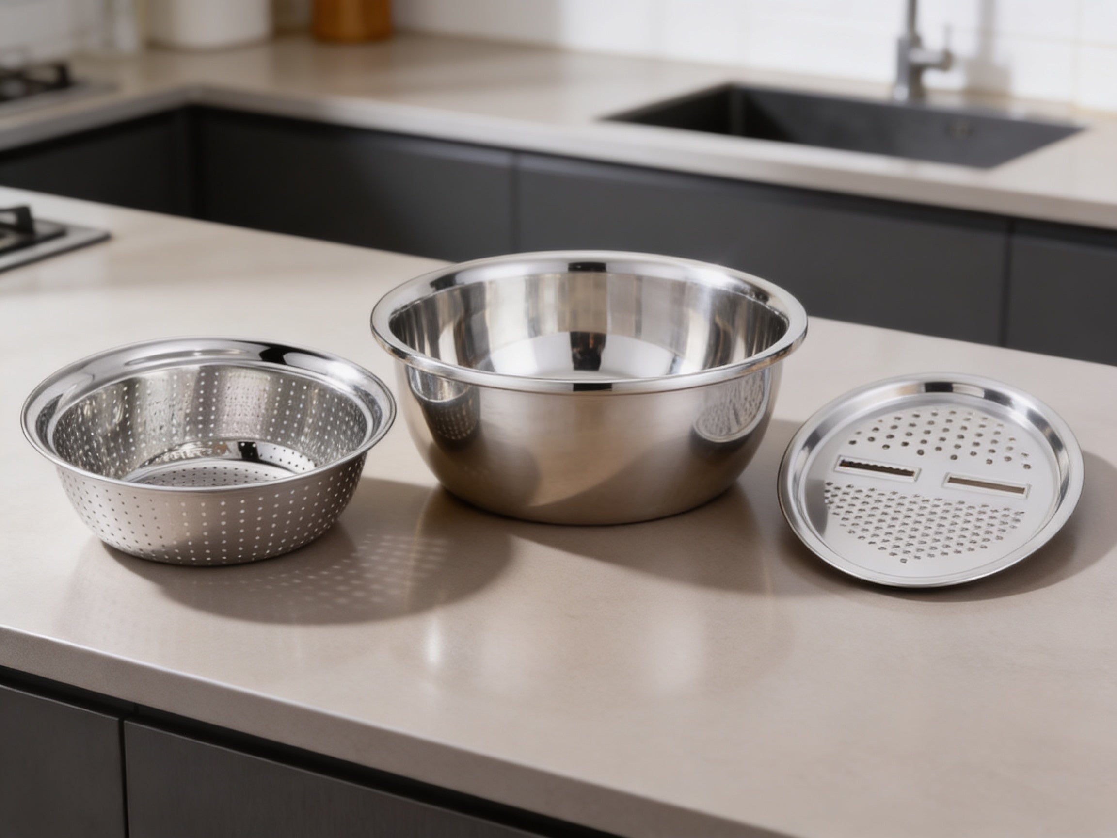 Durable Stainless Steel Bowls for everyday kitchen use