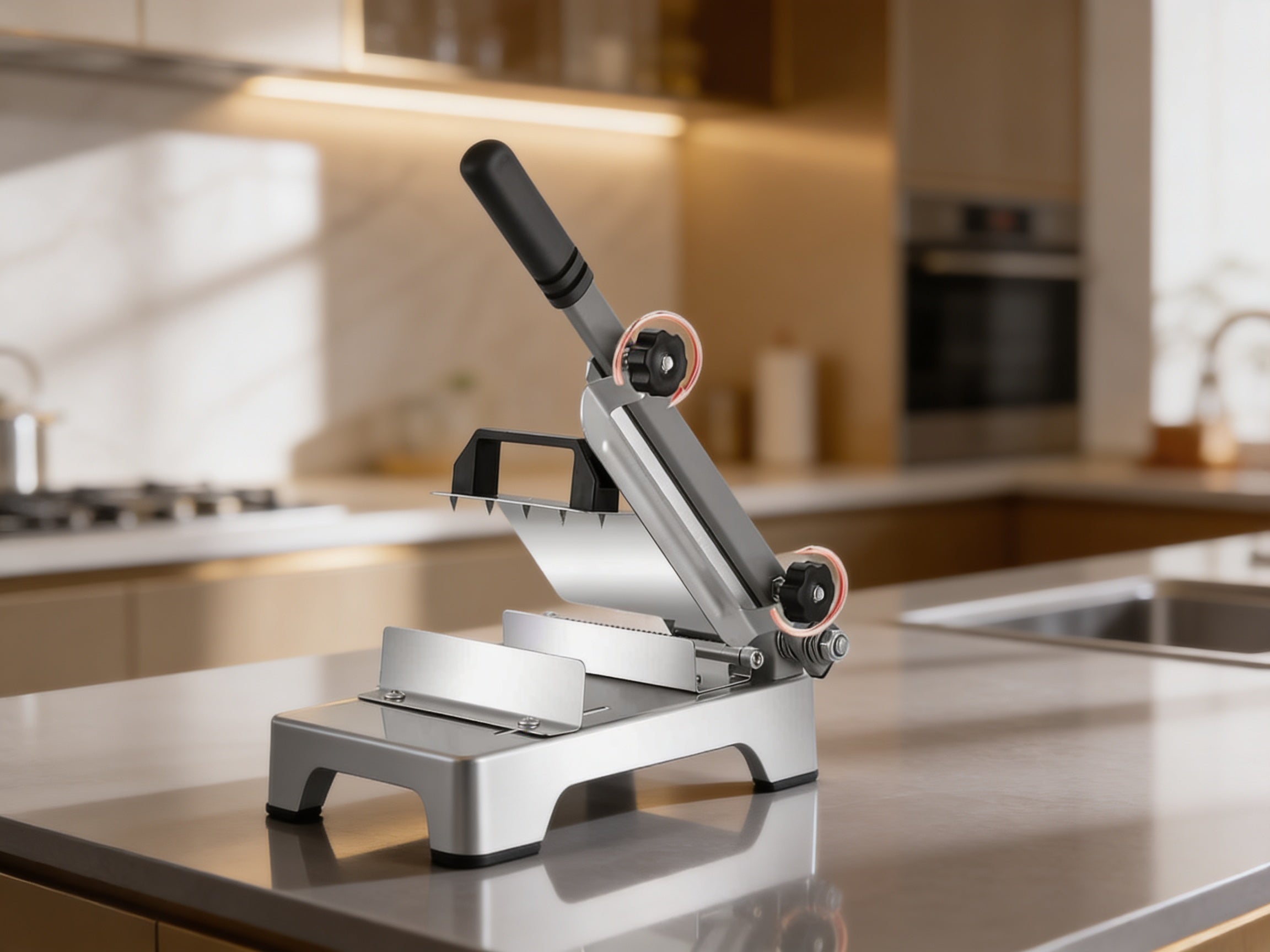 Stainless Steel Meat Slicer for Home Kitchen