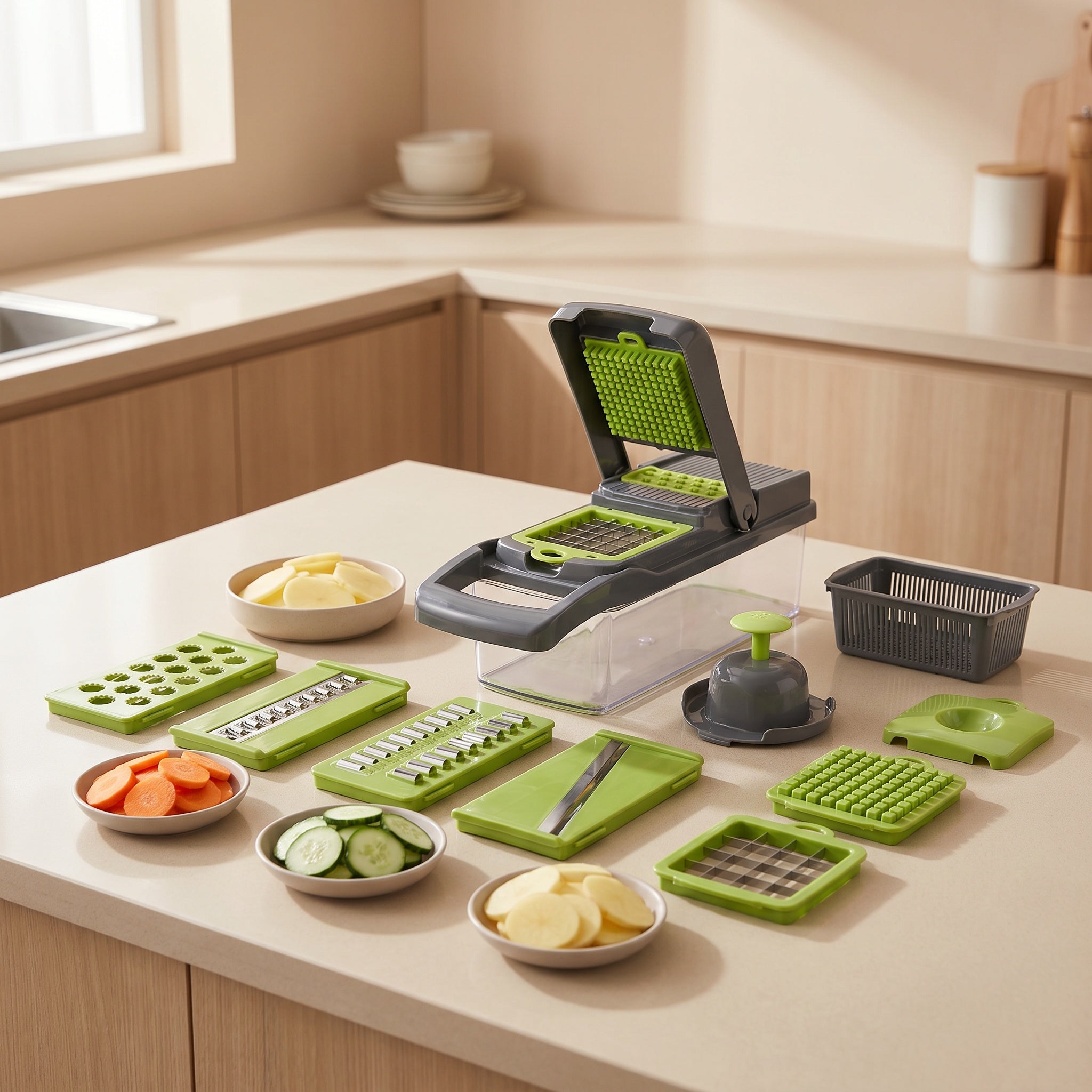 5-in-1 Vegetable Cutter & Slicer Set